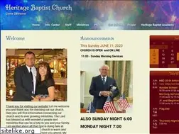 Sites similar to heritagebaptistnashua.com