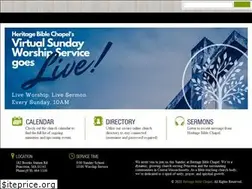 Sites similar to heritagebiblechapel.org