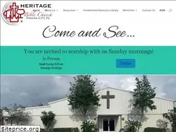 Sites similar to heritagebiblechurch.net