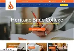 Sites similar to heritagebiblecollege.edu