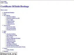 Sites similar to heritagecertificate.ie