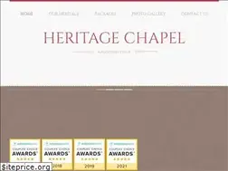 Sites similar to heritagechapel.net