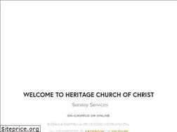Sites similar to heritagechurchofchrist.org