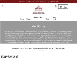 Sites similar to heritagefoods.com