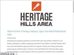 Sites similar to heritagehillsarea.com