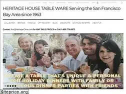 Sites similar to heritagehousetableware.com