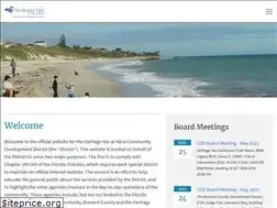 Sites similar to heritageisleatvieracdd.org