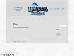 Sites similar to heritagememorialsvt.com