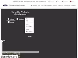 Sites similar to heritagemotorcoford.com