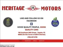 Sites similar to heritagemotorsinc.com