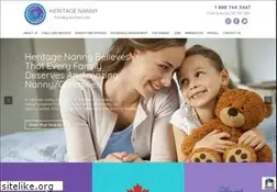 Sites similar to heritagenanny.com