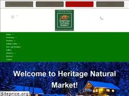 Sites similar to heritagenaturalmarket.com