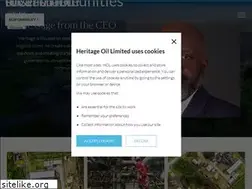 Sites similar to heritageoilplc.com