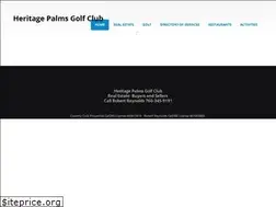 Sites similar to heritagepalmsgolfclub.com