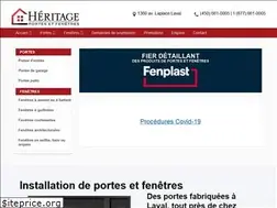 Sites similar to heritageportesetfenetres.com
