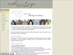 Sites similar to heritageporthope.com