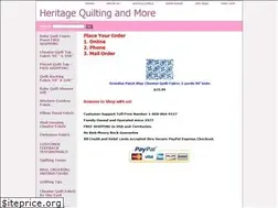 Sites similar to heritagequiltingandmore.com