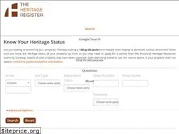 Sites similar to heritageregister.org.za