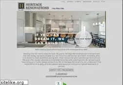 Sites similar to heritagerenovations.net