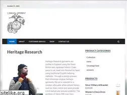 Sites similar to heritageresearch.co.uk