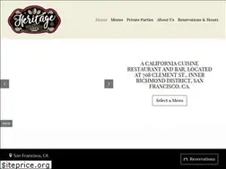 Sites similar to heritagerestaurantbar.com