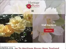 Sites similar to heritageroses.org.nz