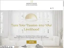 Sites similar to heritageschoolofinteriordesign.com