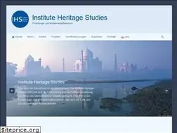 Sites similar to heritagestudies.eu