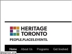 Sites similar to heritagetoronto.org