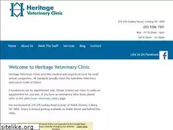 Sites similar to heritagevets.com.au