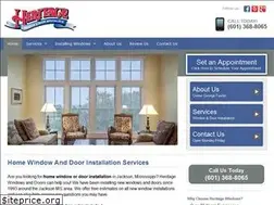 Sites similar to heritagewindowsjackson.com