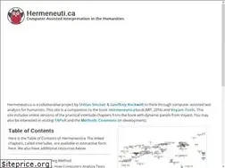 Sites similar to hermeneuti.ca