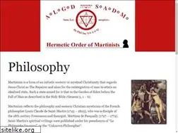 Sites similar to hermeticorderofmartinists.co.uk