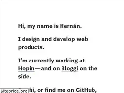 Sites similar to hernansartorio.com