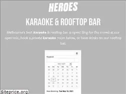 Sites similar to heroesbar.com.au