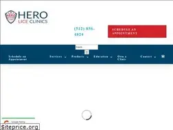 Sites similar to heroliceclinics.com