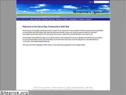 Sites similar to heronbayhoa.org