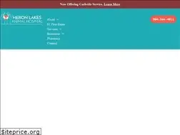 Sites similar to heronlakesvet.com