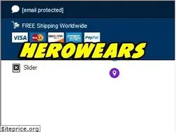 Sites similar to herowears.com