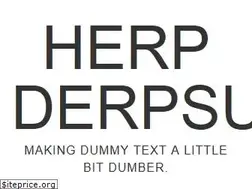 Sites similar to herpderpsum.com