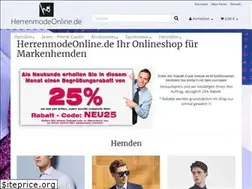 Sites similar to herrenmodeonline.de