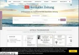 Sites similar to hersfelder-zeitung.trauer.de