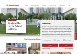 Sites similar to hertie-school.org