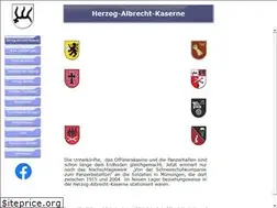 Sites similar to herzog-albrecht-kaserne.de