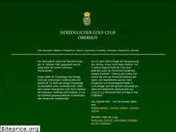 Sites similar to herzoglicher-golfclub-oberhof.de