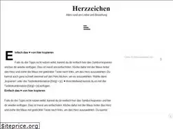 Sites similar to herzzeichen.de