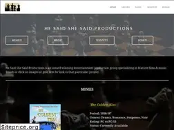 Sites similar to hesaidshesaidproductions.com