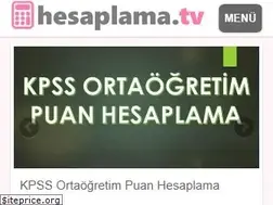 Sites similar to hesaplama.tv