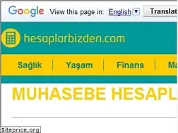 Sites similar to hesaplarbizden.com
