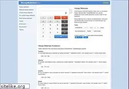 Sites similar to hesapmakinesi.com